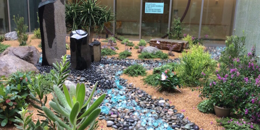 An Indoor/Outdoor Oasis at Palomar Medical Hospital